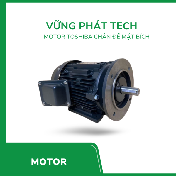 Motor điện Toshiba chân đế mặt bích B35