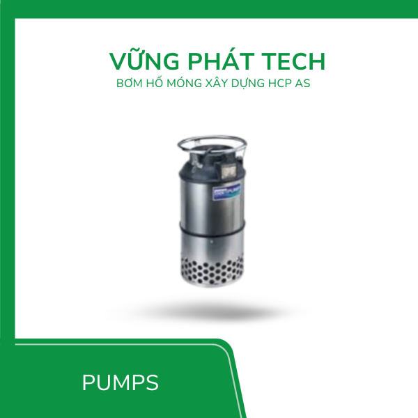 Máy bơm hố móng xây dựng HCP AS