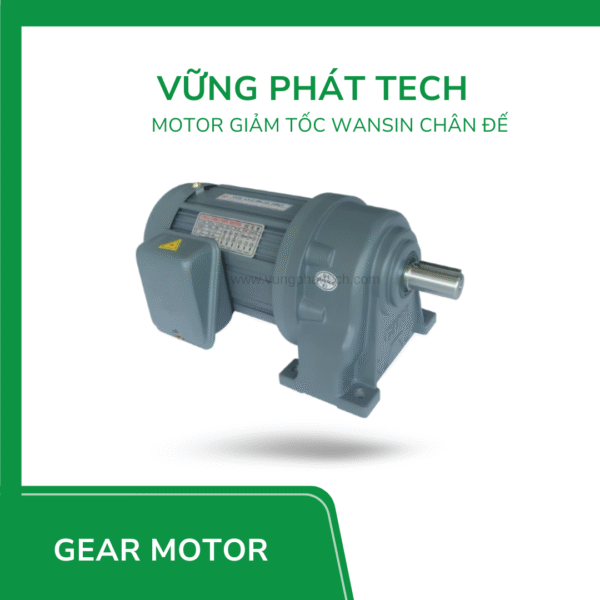 Motor giảm tốc Wansin chân đế