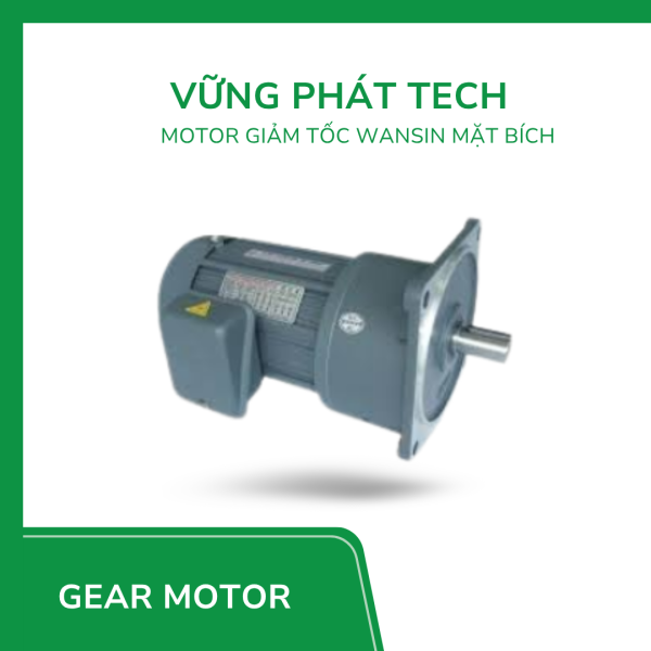 Wansin gv Motor giảm tốc Wansin mặt bích